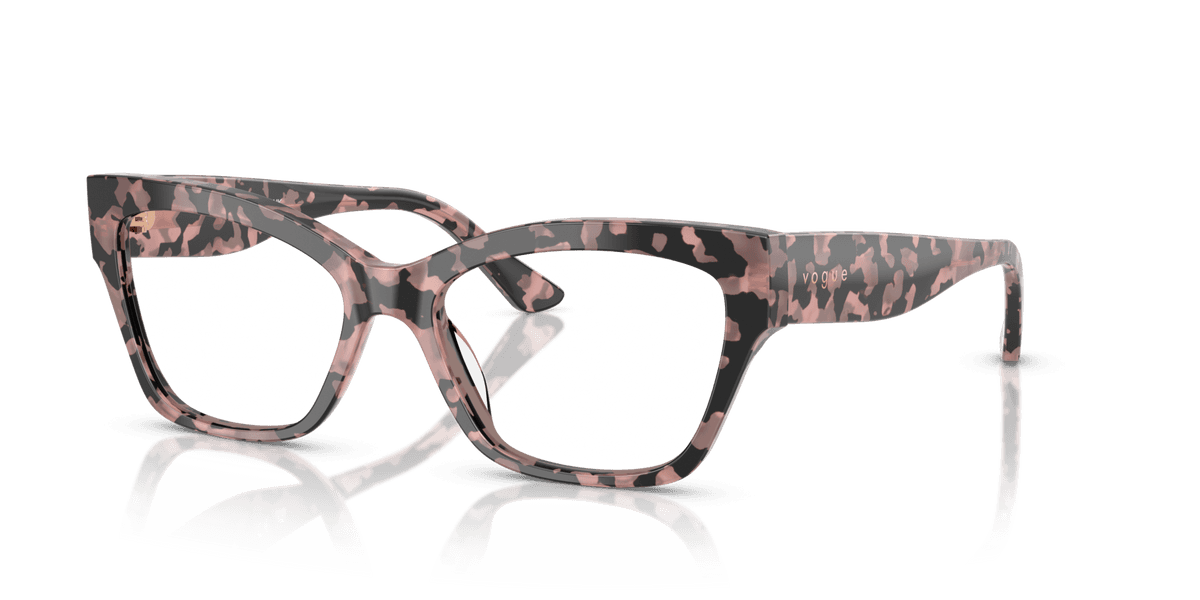 Montatura Vogue Eyewear 5523 - Occhiali da vista quadrati rosa rosa / tartarugato disponibile da Carl Ottica