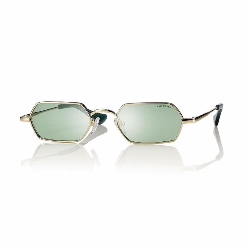 Montatura Centro Style S065950160016 - Occhiali da sole geometrici oro oro lucido / verde disponibile da Carl Ottica