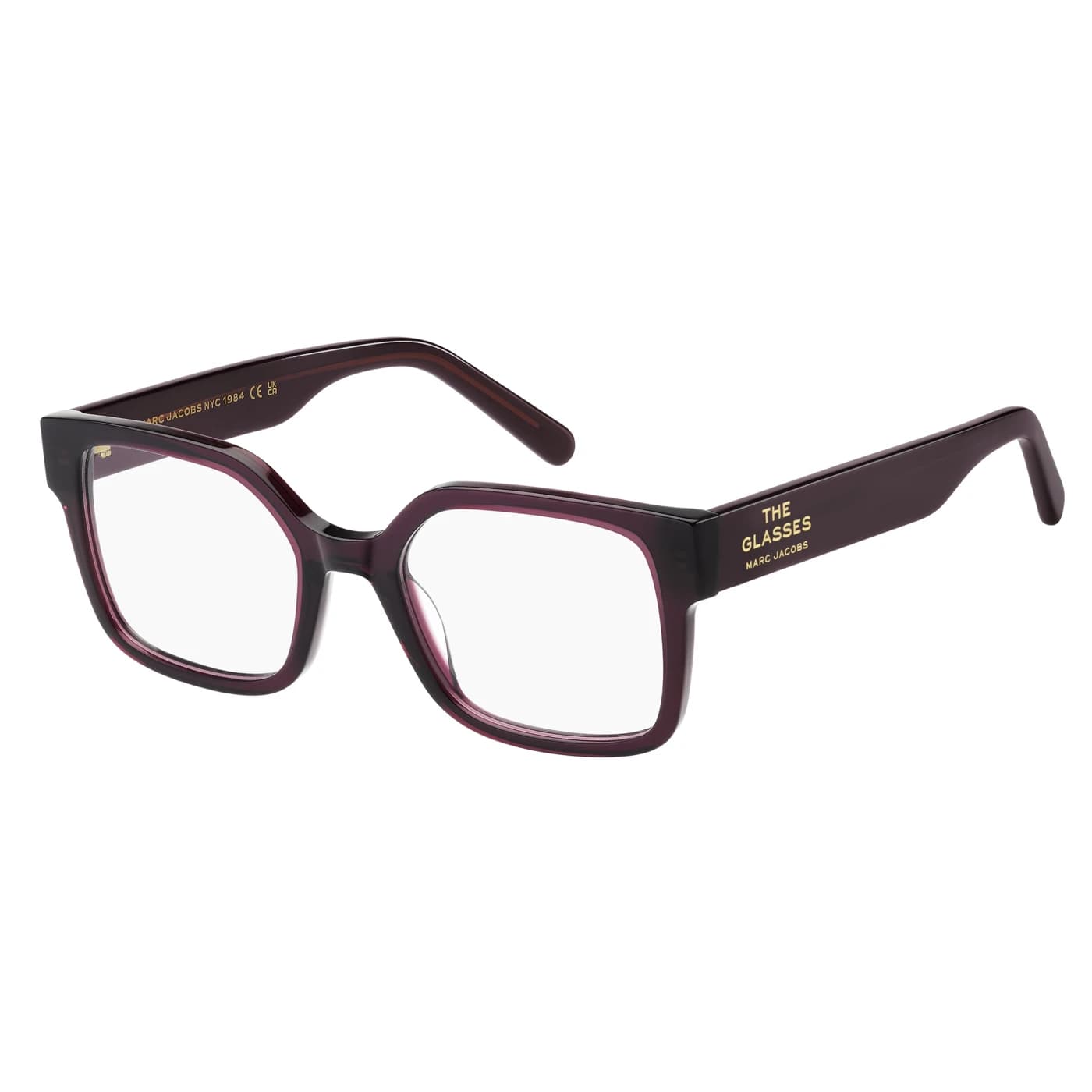Montatura Marc Jacobs Marc 861 - Occhiali da vista quadrati rossi bordeaux disponibile da Carl Ottica