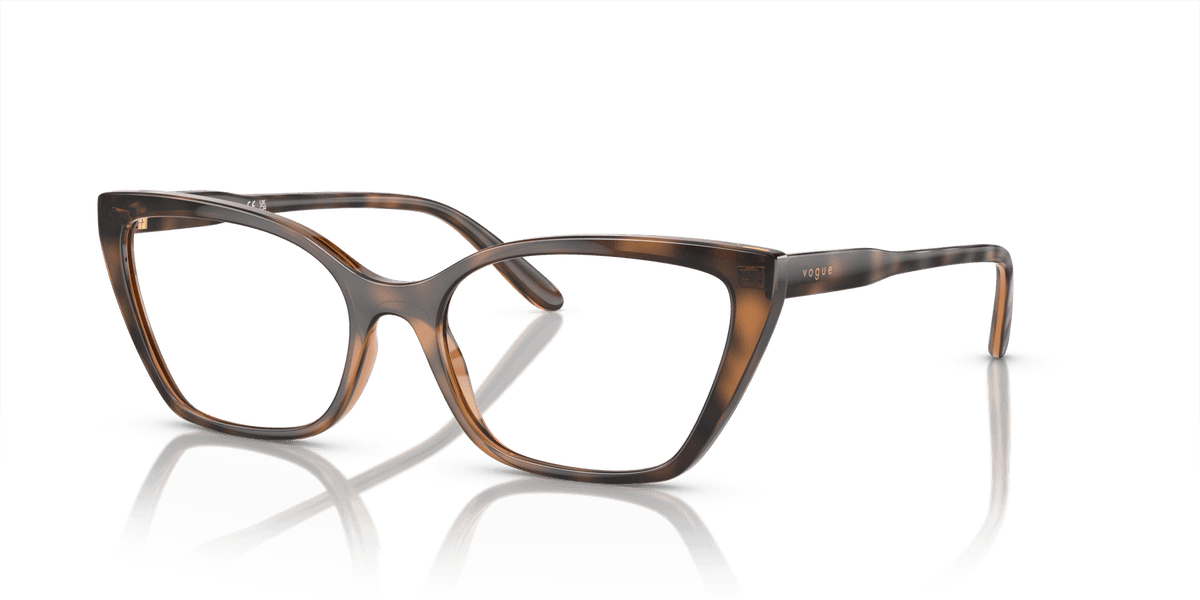 Montatura Vogue Eyewear 5519 - Occhiali da vista cat-eye marroni tartarugato / marrone disponibile da Carl Ottica