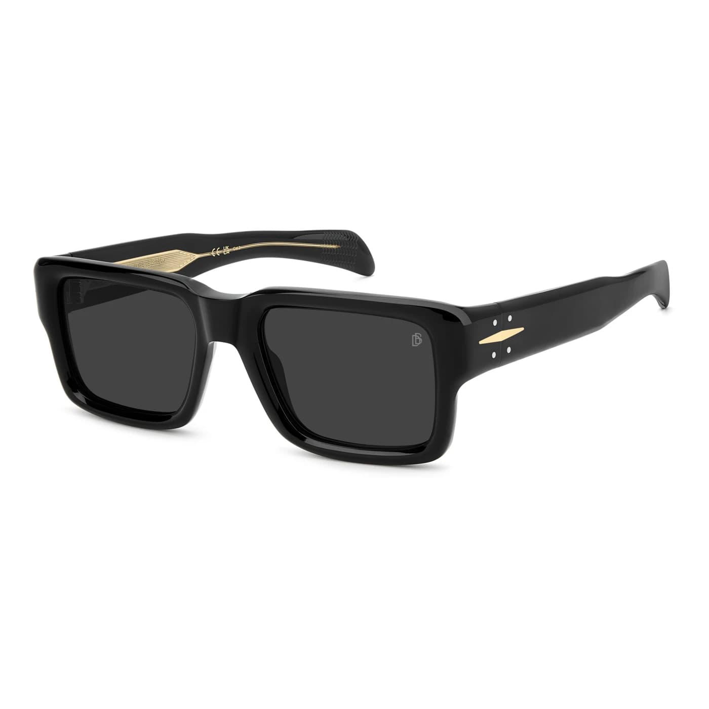 Montatura David Beckham Db 7159/s - Occhiali da sole rettangolari neri nero disponibile da Carl Ottica