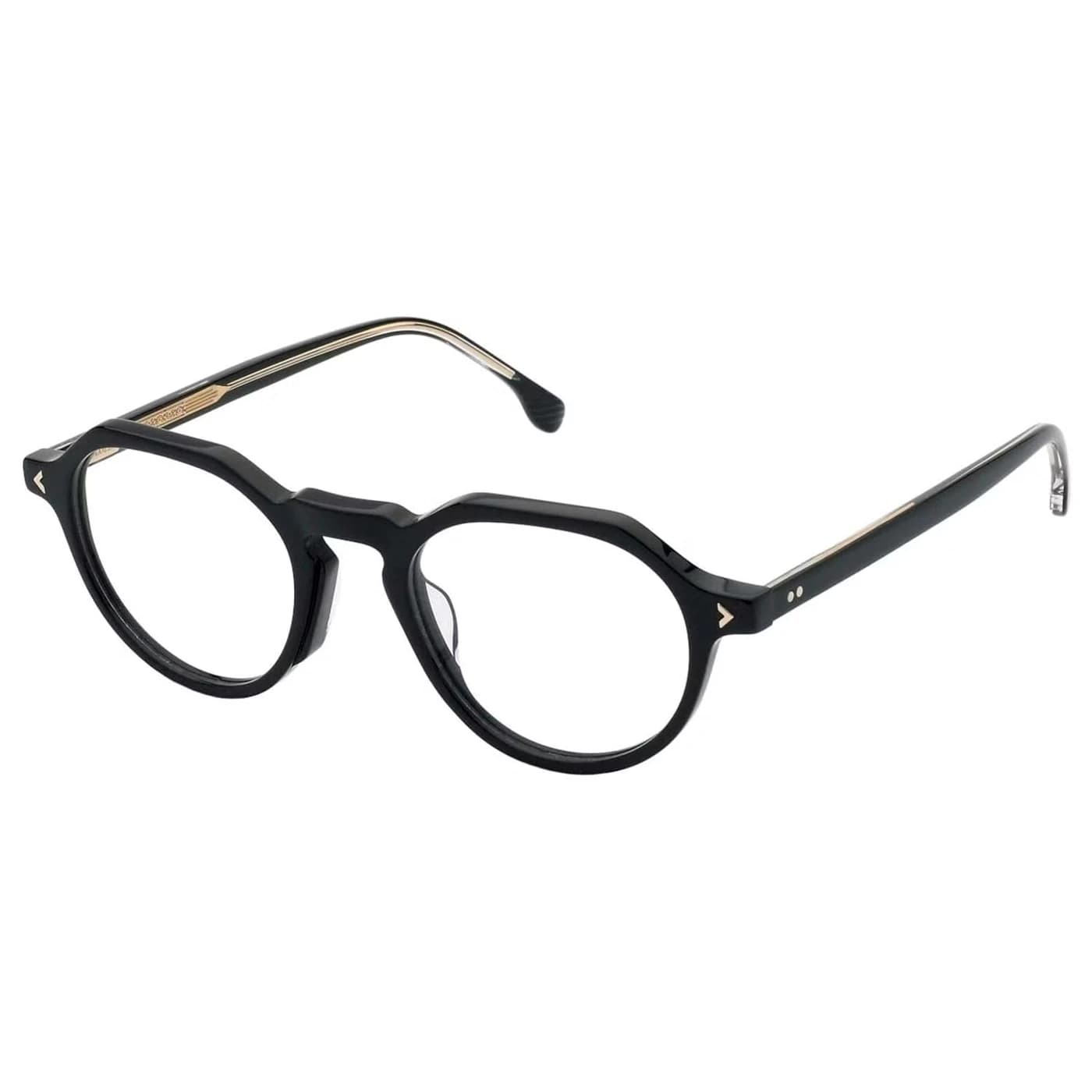 Montatura Lozza VL4333 - Occhiali da vista tondi neri Nero disponibile da Carl Ottica