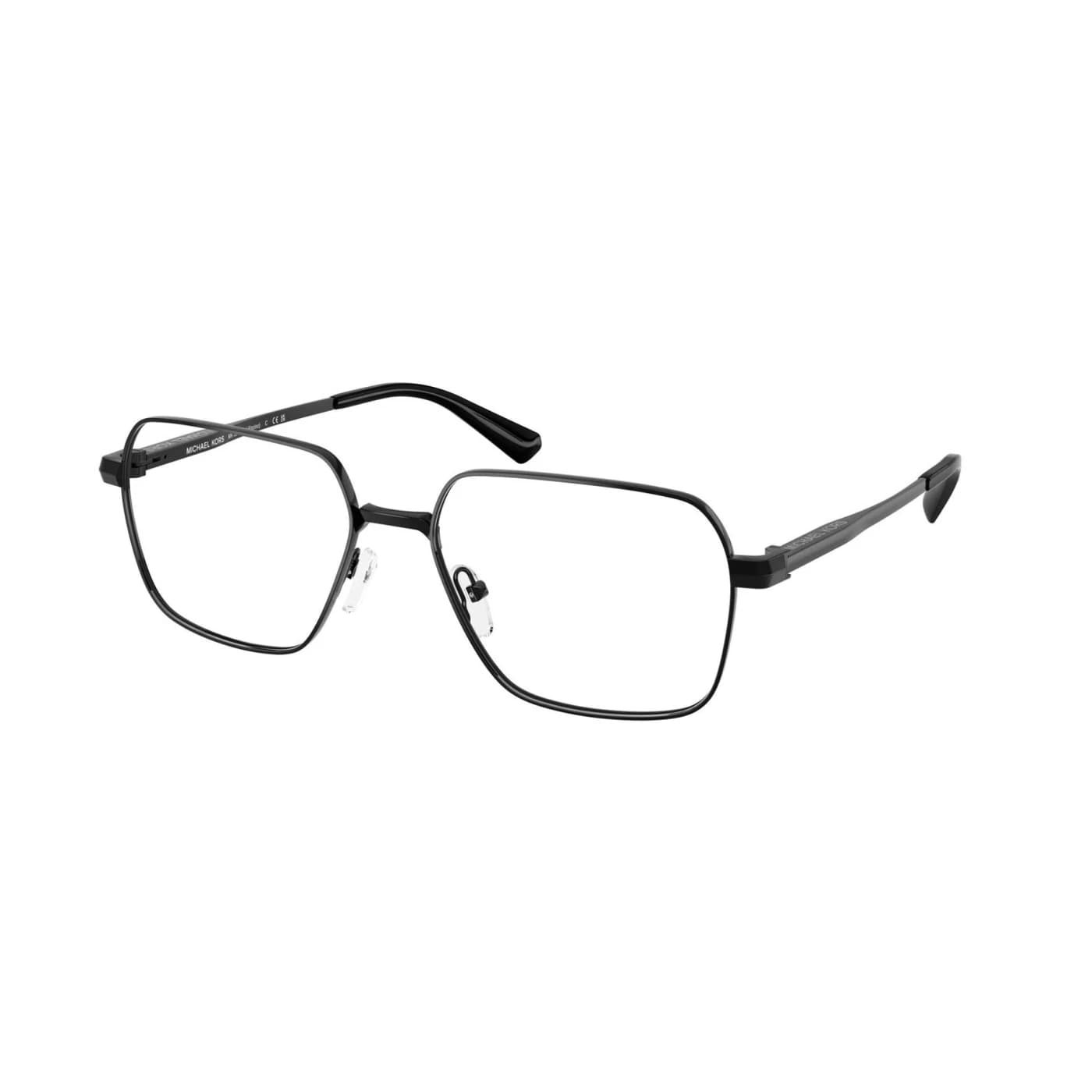 Montatura Michael Kors 3093 - Occhiali da vista rettangolari neri Nero disponibile da Carl Ottica