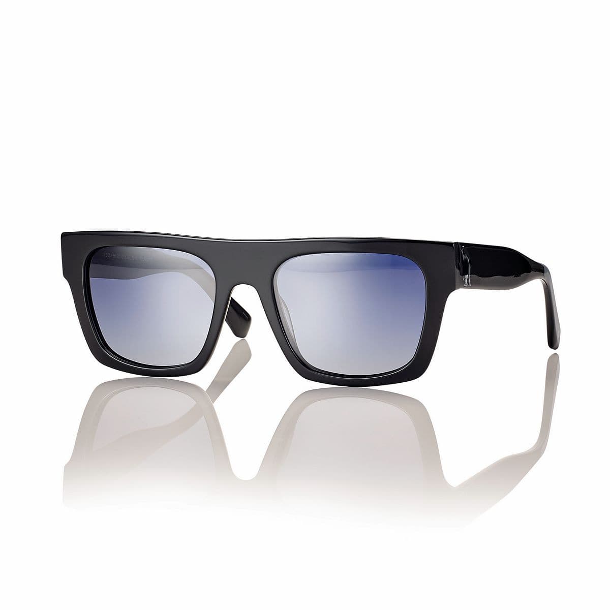 Montatura Centro Style S066355001013 - Occhiali da sole rettangolari neri nero lucido disponibile da Carl Ottica