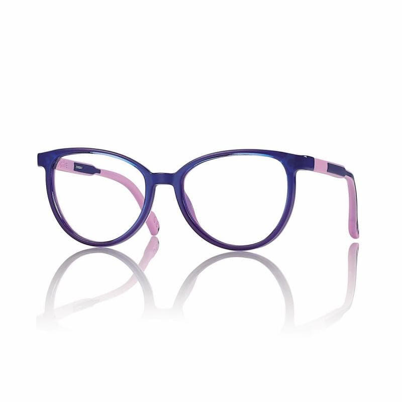 Montatura Centro Style F0654 - Occhiali da vista junior cat-eye blu blu lucido disponibile da Carl Ottica