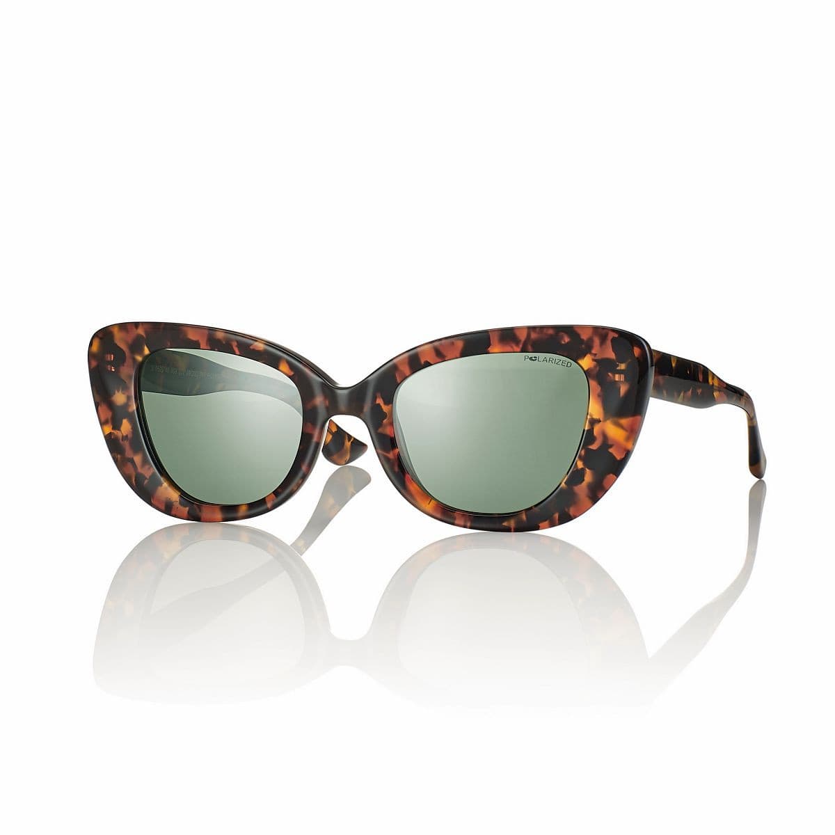 Montatura Centro Style S059549009002 - Occhiali da sole cat-eye marroni tartarugato lucido disponibile da Carl Ottica