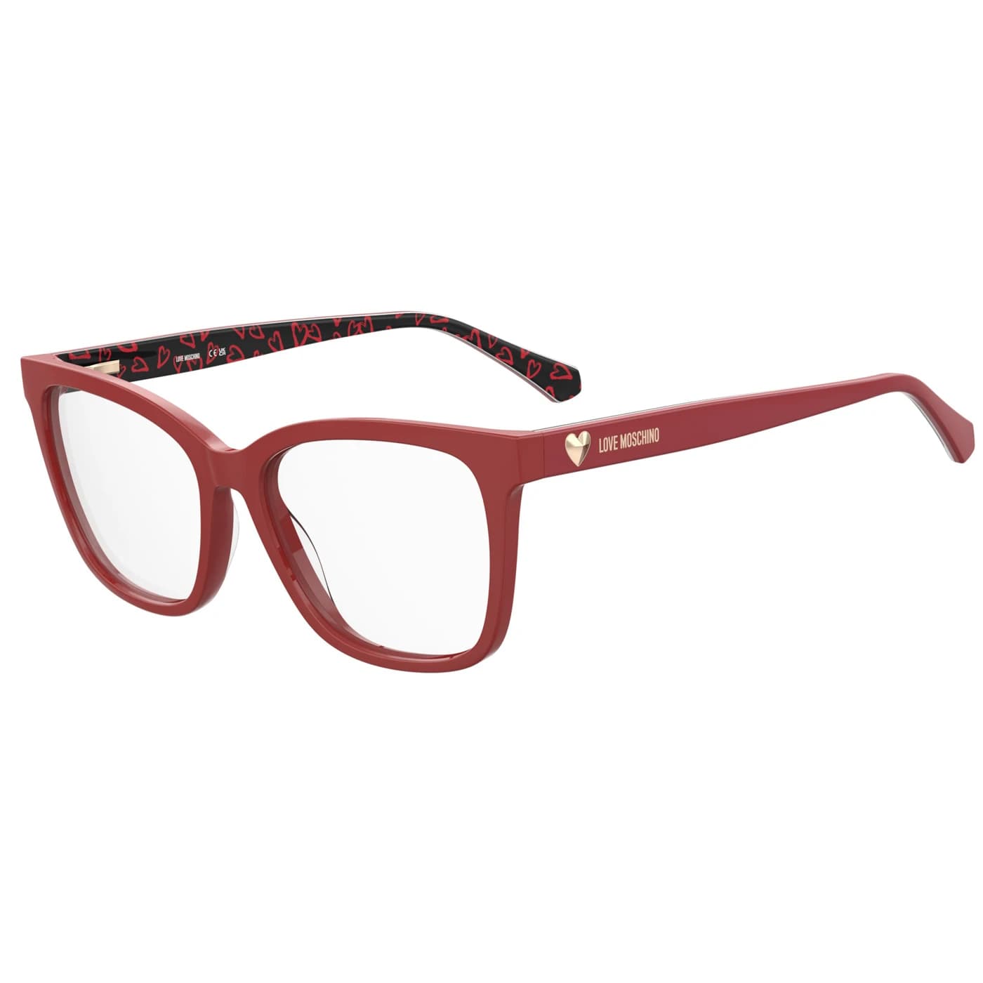 Montatura Love Moschino Mol638 - Occhiali da vista cat-eye rossi Rosso disponibile da Carl Ottica