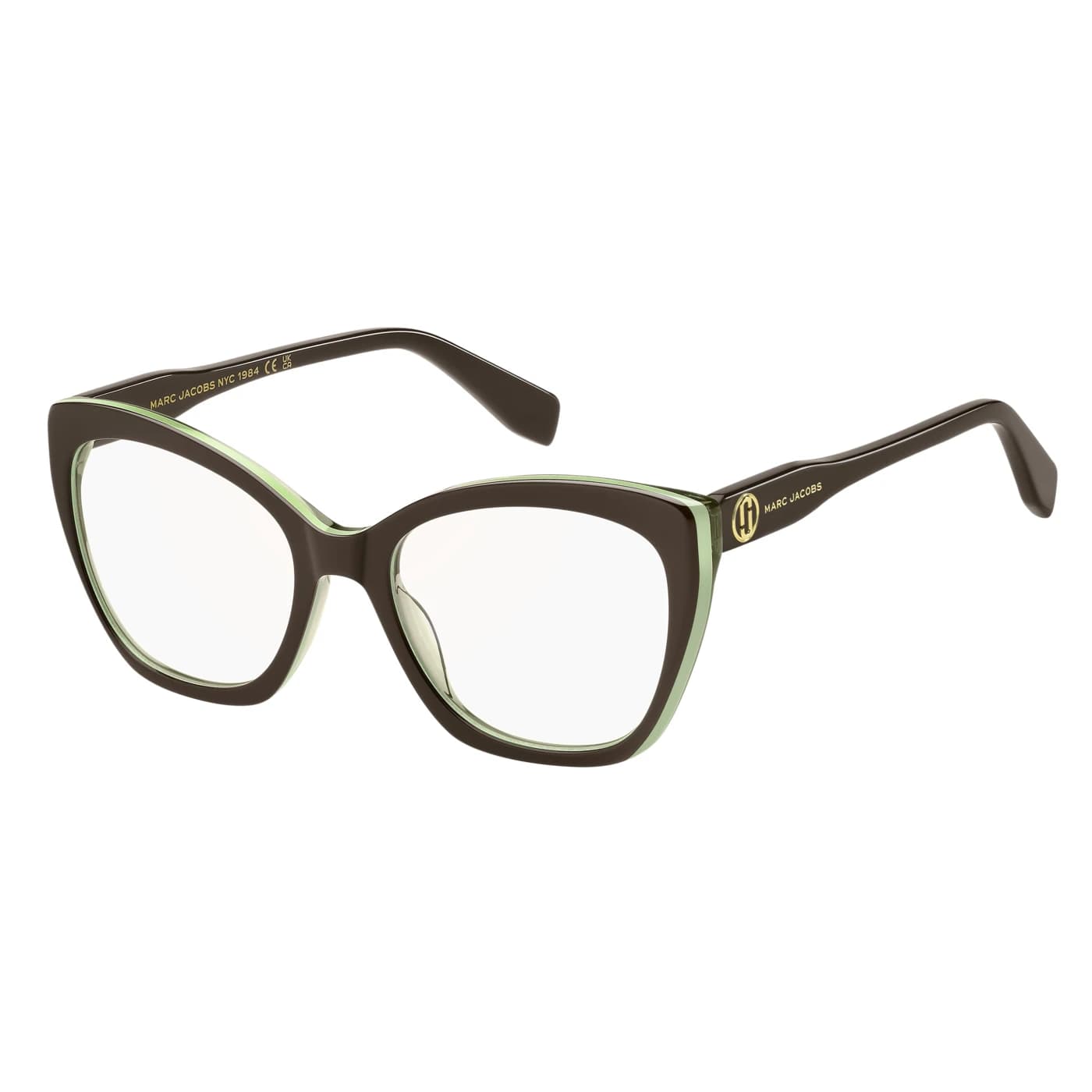 Montatura Marc Jacobs Marc 857 - Occhiali da vista cat-eye marroni marrone / verde disponibile da Carl Ottica