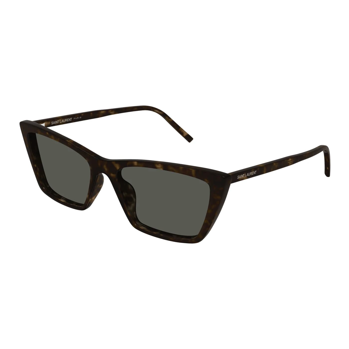 Montatura Saint Laurent SL 737 MICA THIN - Occhiali da sole cat-eye marroni tartarugato disponibile da Carl Ottica