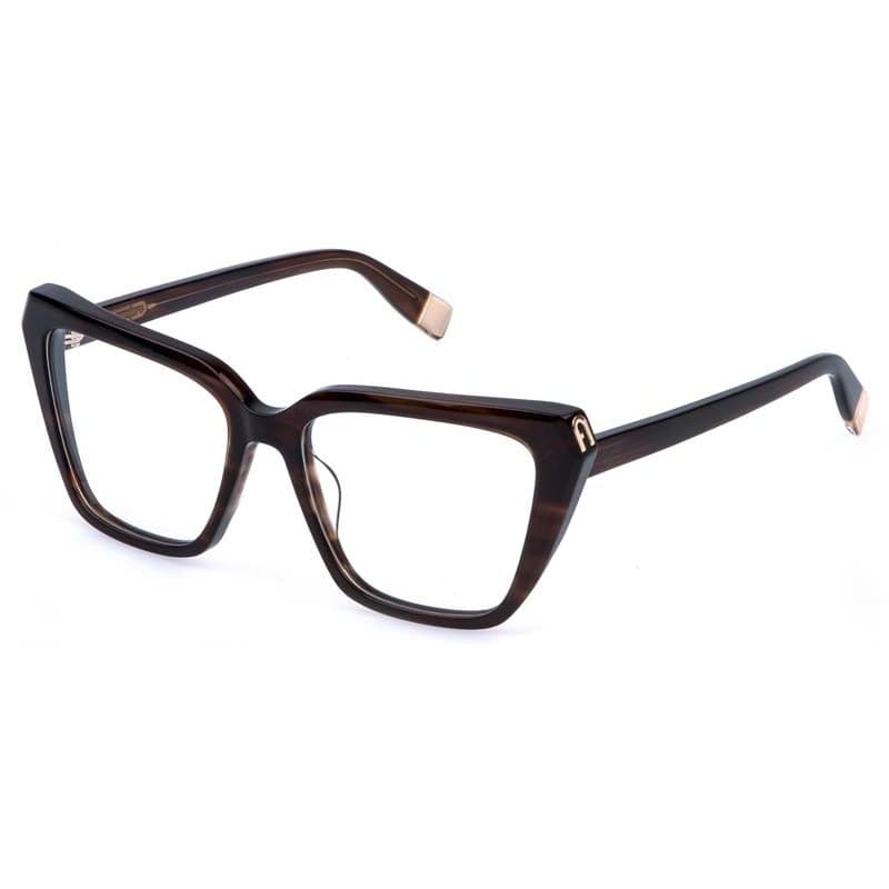 Montatura Furla VFU988 - Occhiali da vista rettangolari marroni nel catalogo Carl Ottica