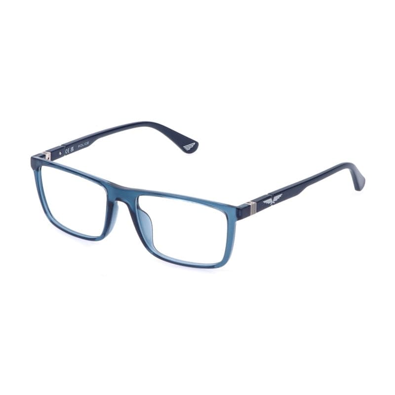 Montatura Police VPLQ66 - Occhiali da vista rettangolari blu Blu disponibile da Carl Ottica