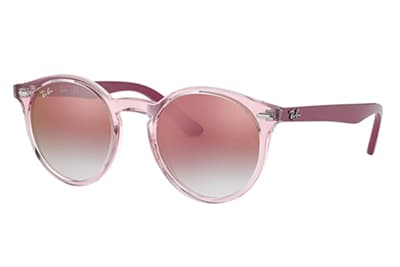 Montatura Ray-Ban 9064S - Occhiali da sole junior cat-eye rosa Rosa / Trasparente disponibile da Carl Ottica