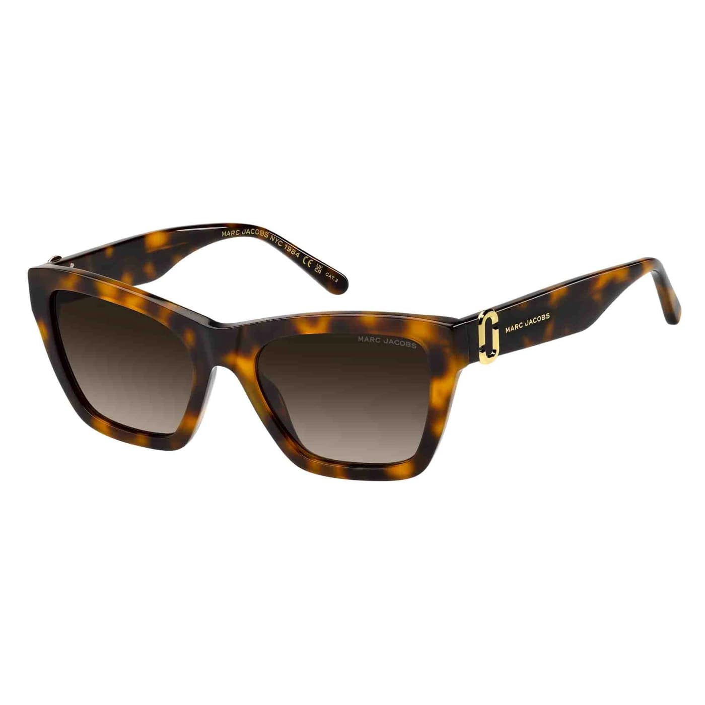 Montatura Marc Jacobs Marc 884/s - Occhiali da sole cat-eye marroni tartarugato disponibile da Carl Ottica
