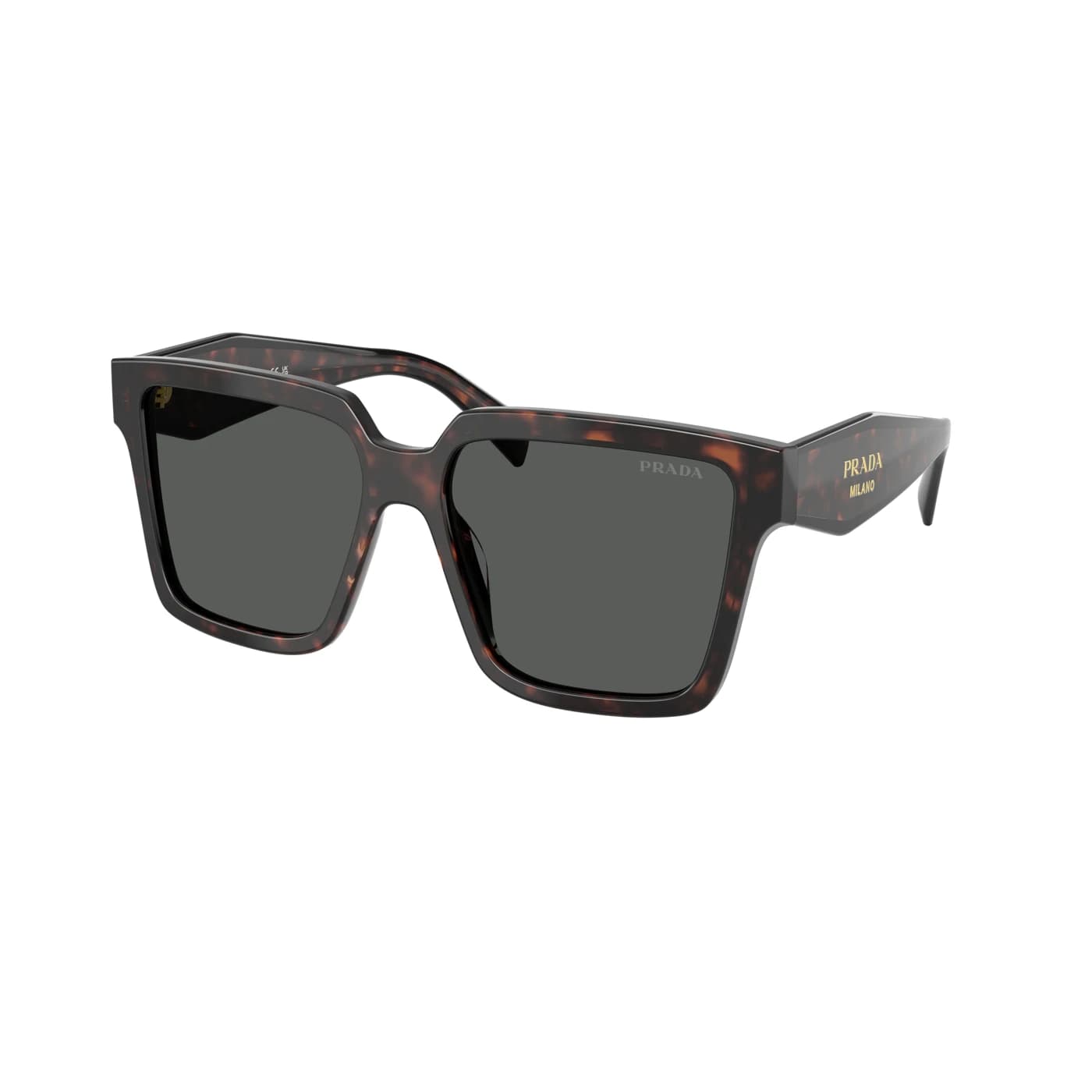 Montatura Prada 24ZS - Occhiali da sole quadrati marroni Marrone disponibile da Carl Ottica