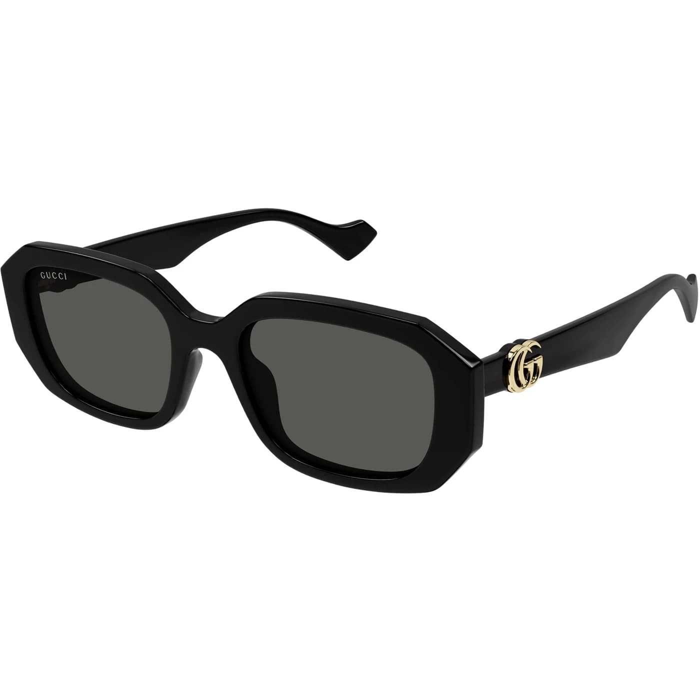 Montatura Gucci GG1535S - Occhiali da sole rettangolari neri nel catalogo Carl Ottica