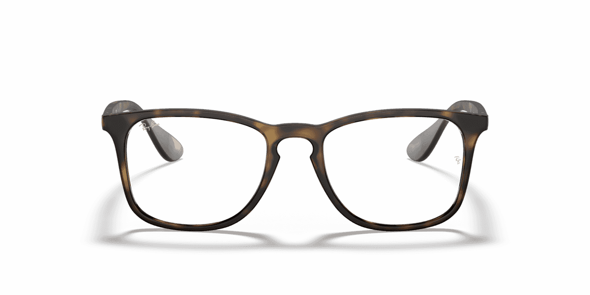 Montatura Ray-Ban 7074 - Occhiali da vista quadrati marroni Marrone disponibile da Carl Ottica