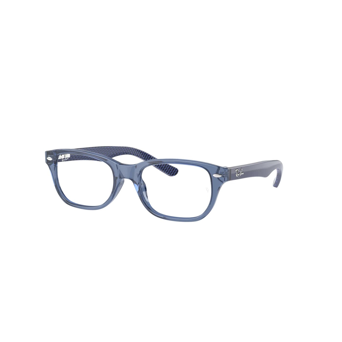 Montatura Ray-Ban 1555 - Occhiali da vista junior quadrati blu Blu disponibile da Carl Ottica
