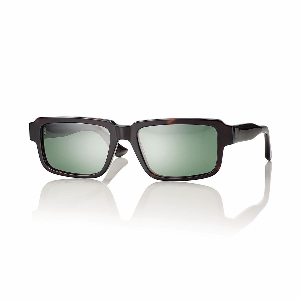 Montatura Centro Style S066155009002 - Occhiali da sole rettangolari marroni tartarugato lucido disponibile da Carl Ottica