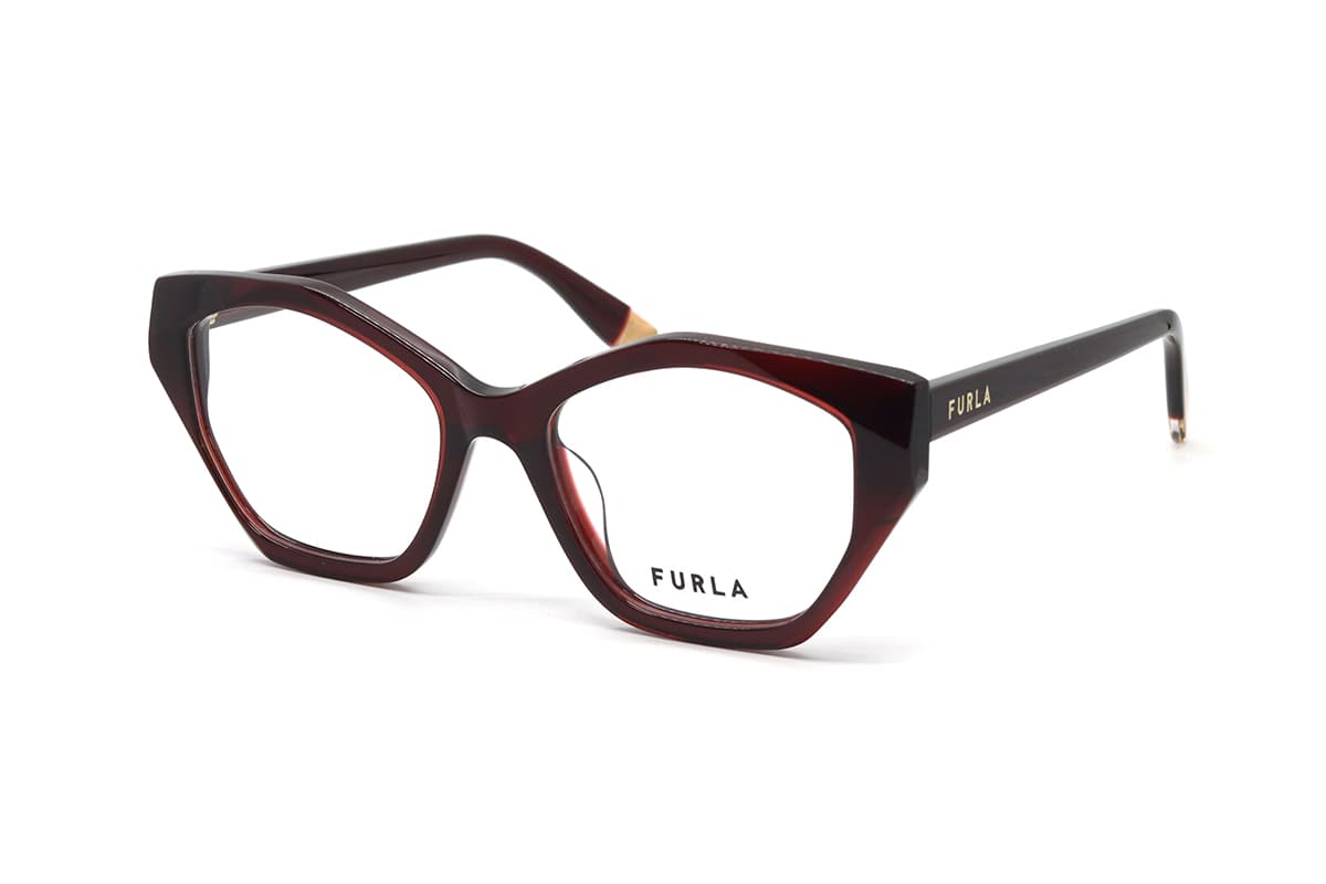 Montatura Furla VFU869 - Occhiali da vista cat-eye rossi nel catalogo Carl Ottica