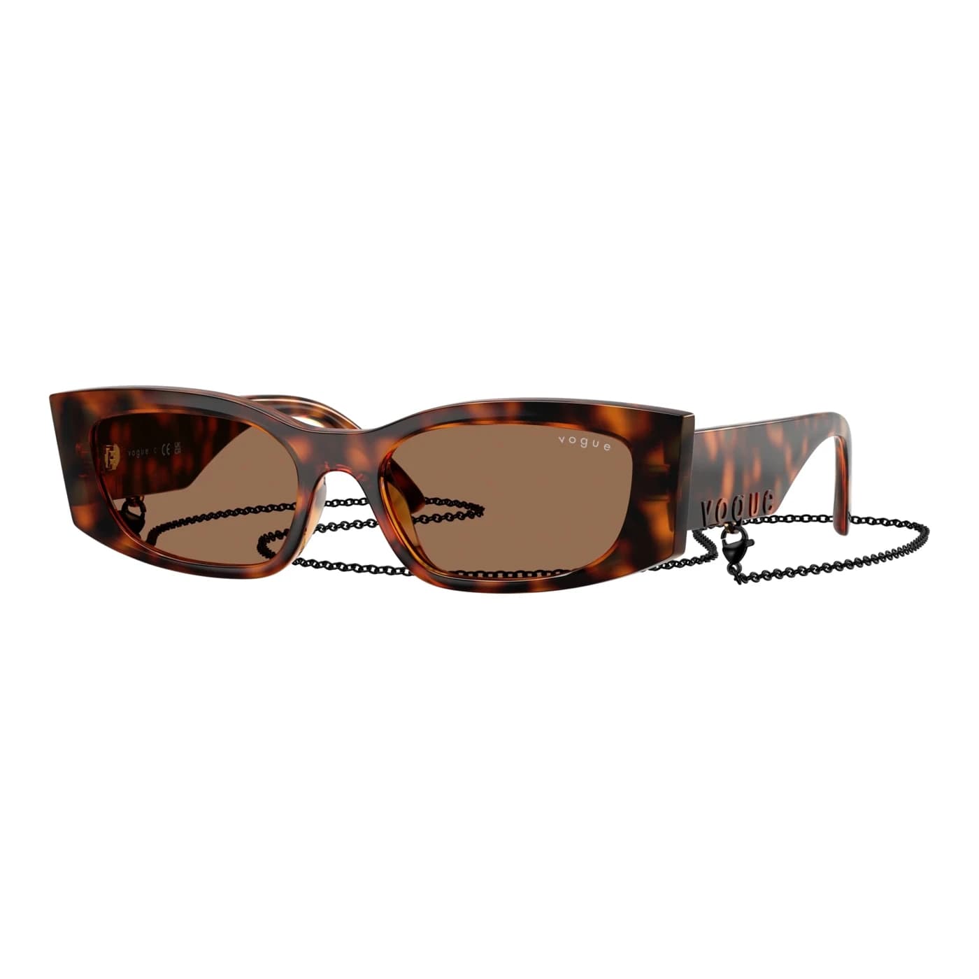 Montatura Vogue Eyewear 5655SU - Occhiali da sole rettangolari marroni nel catalogo Carl Ottica