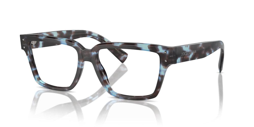 Montatura Dolce & Gabbana 3383 - Occhiali da vista quadrati blu Blu / Marrone disponibile da Carl Ottica