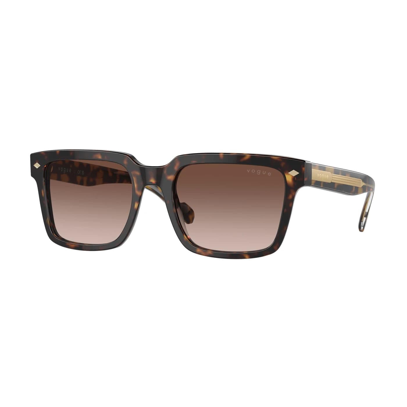 Montatura Vogue Eyewear 5573S - Occhiali da sole quadrati marroni nel catalogo Carl Ottica
