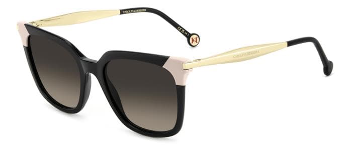 Montatura Carolina Herrera Her 0308/s - Occhiali da sole cat-eye neri nero disponibile da Carl Ottica