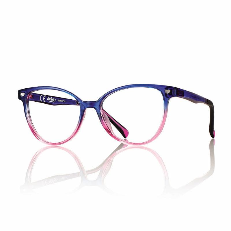 Montatura Centro Style F050046168000 - Occhiali da vista cat-eye blu blu / rosa disponibile da Carl Ottica