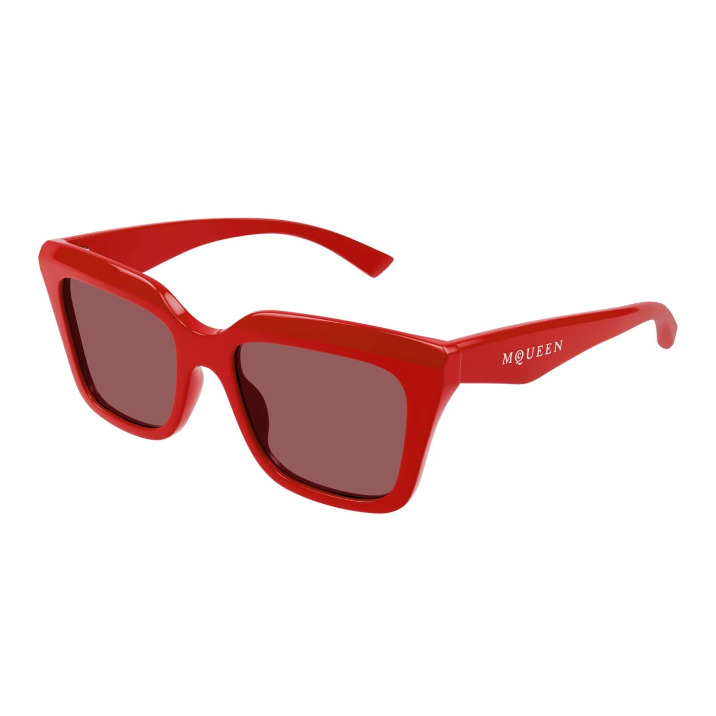 Montatura Alexander McQueen AM0473S - Occhiali da sole cat-eye rossi rosso disponibile da Carl Ottica
