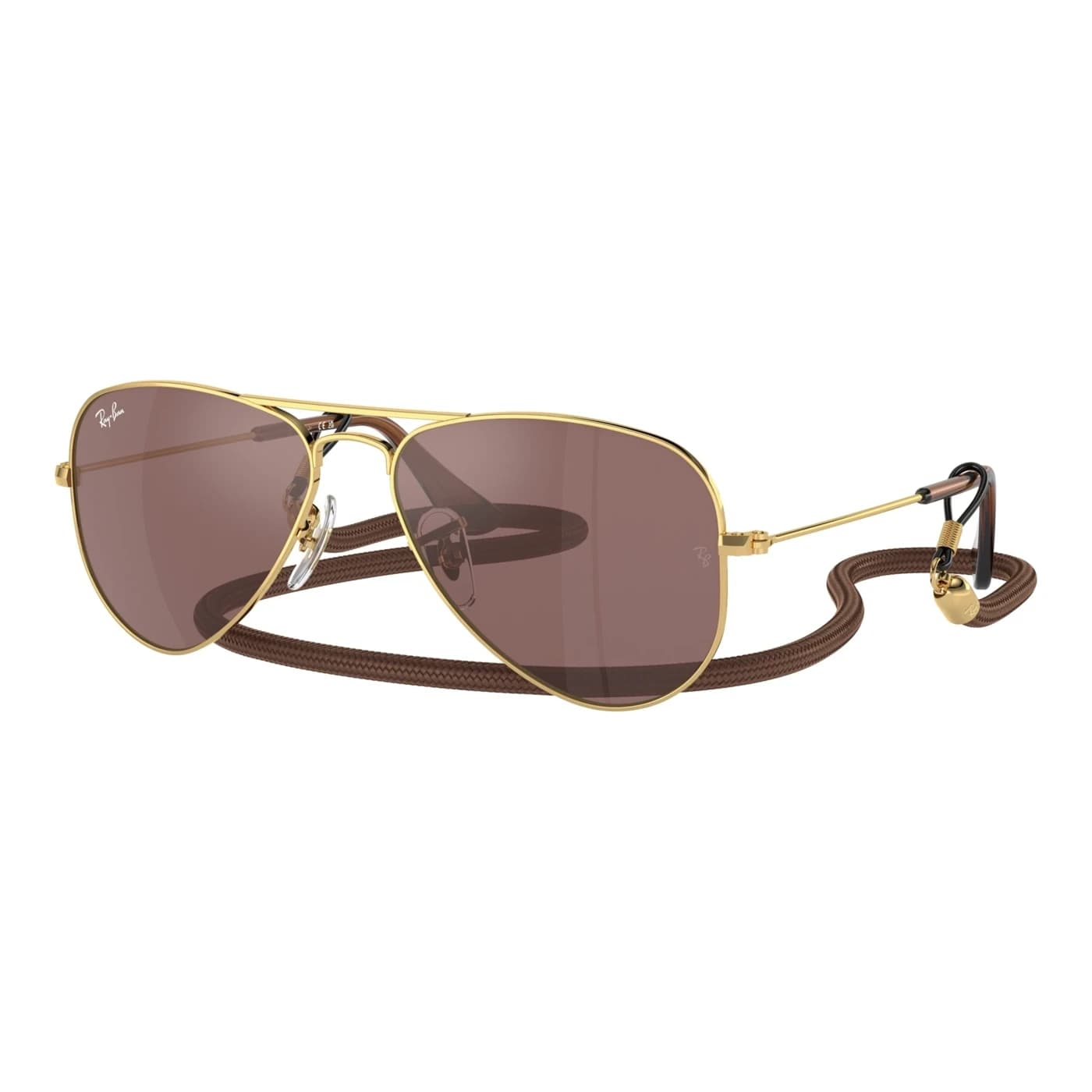 Montatura Ray-Ban 9506S - Occhiali da sole junior aviator Oro - 223/6G Oro disponibile da Carl Ottica