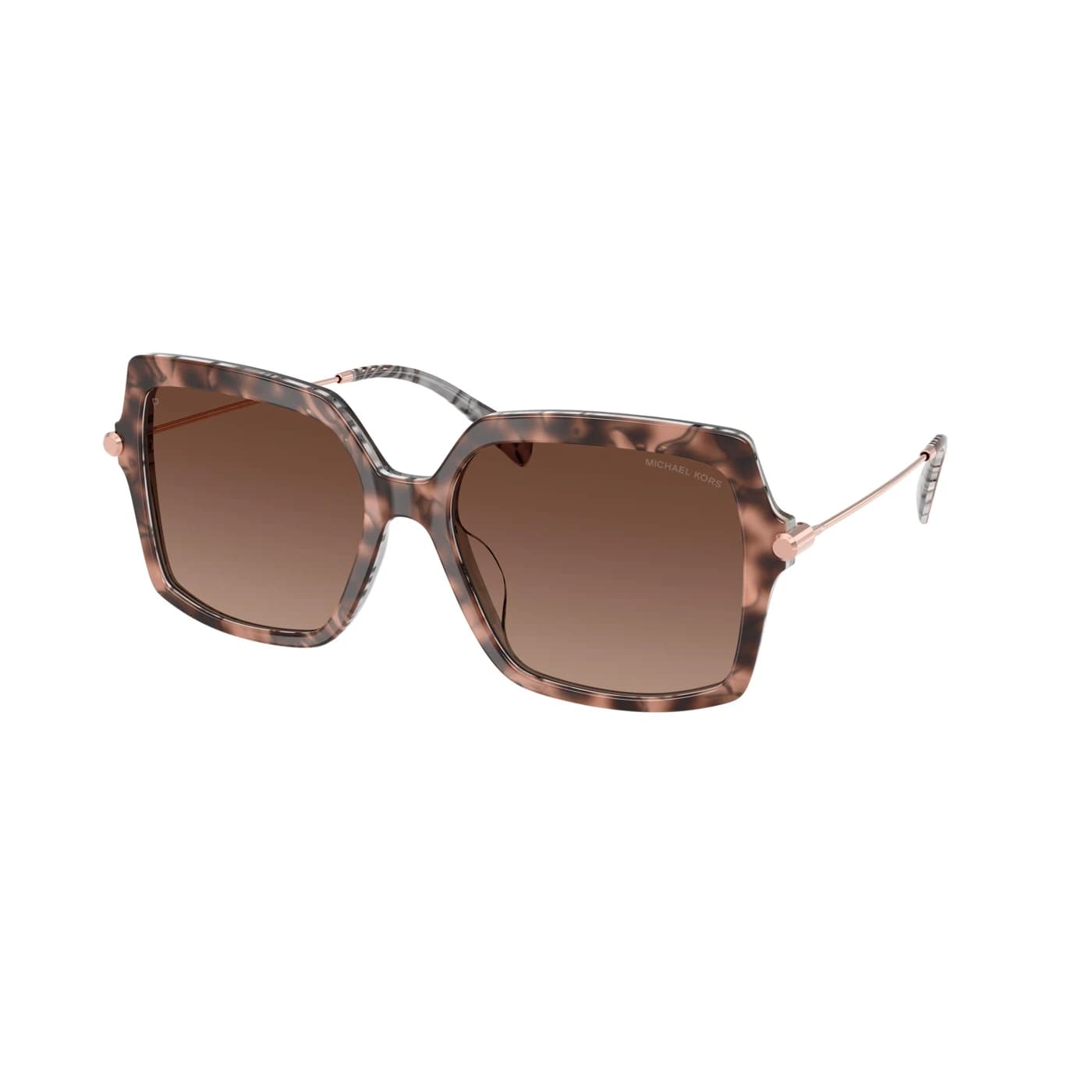 Montatura Michael Kors 2247U - Occhiali da sole geometrici marroni Marrone / Rosa disponibile da Carl Ottica