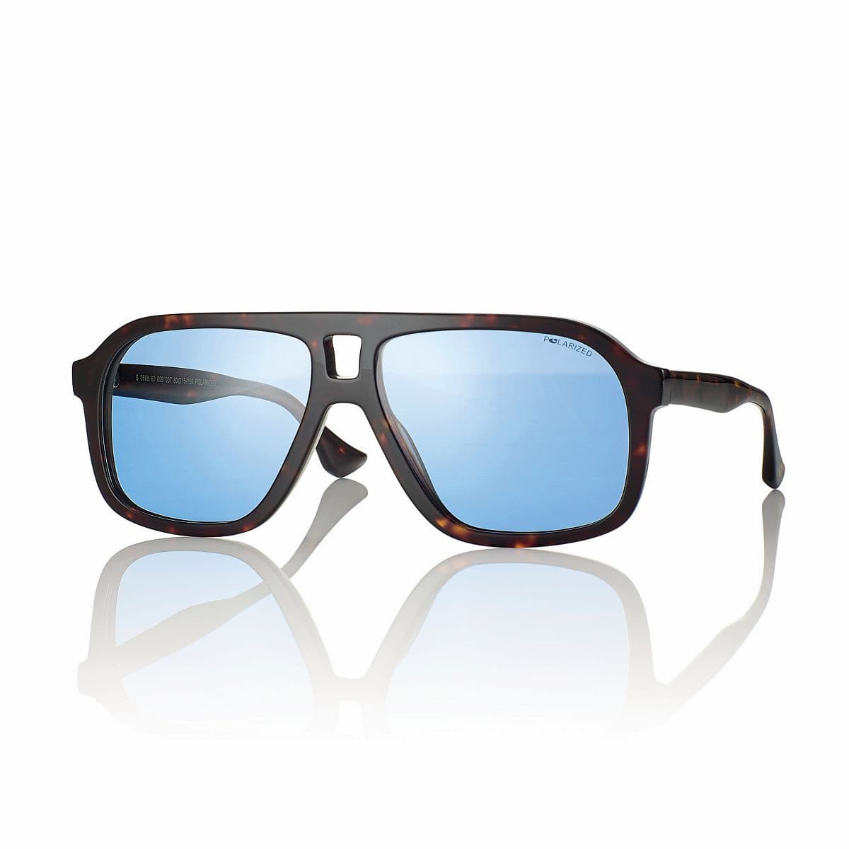 Montatura Centro Style S058560001003 - Occhiali da sole aviator neri nero lucido disponibile da Carl Ottica