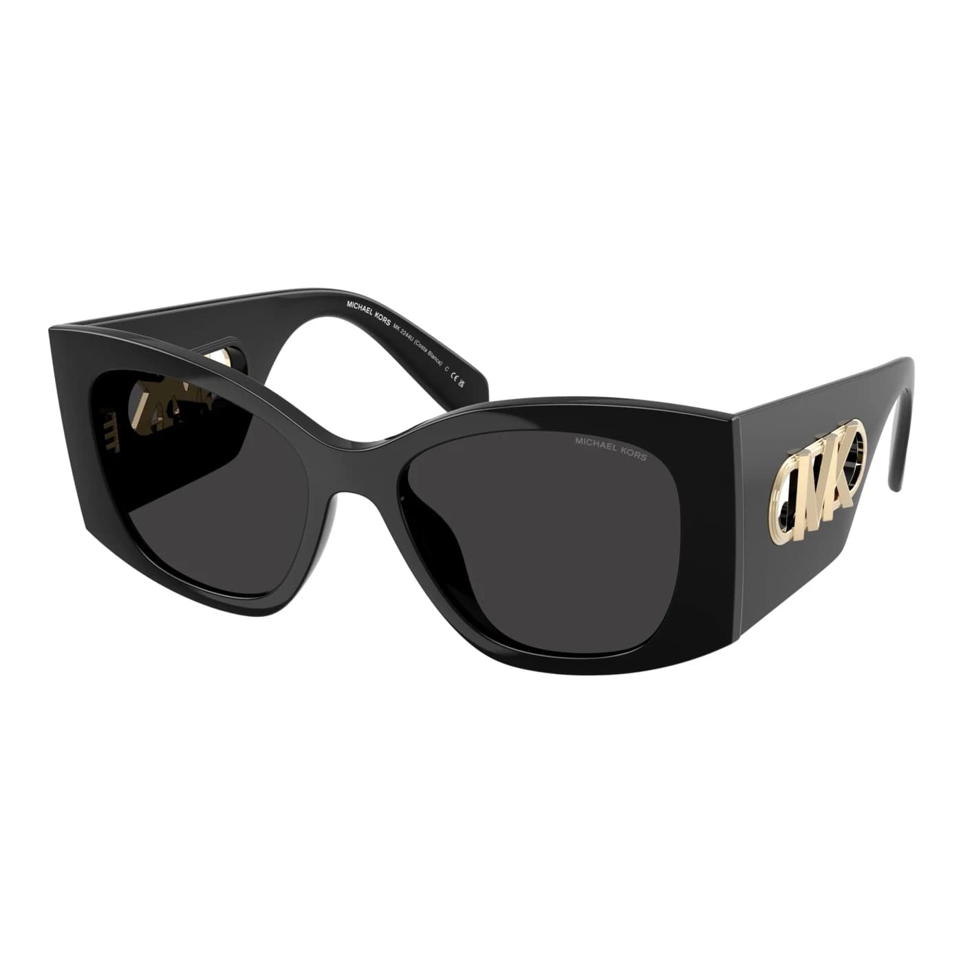 Montatura Michael Kors 2244U - Occhiali da sole cat-eye neri Nero disponibile da Carl Ottica