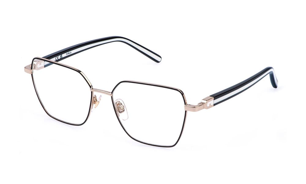 Montatura Furla VFU997 - Occhiali da vista rettangolari grigi nel catalogo Carl Ottica