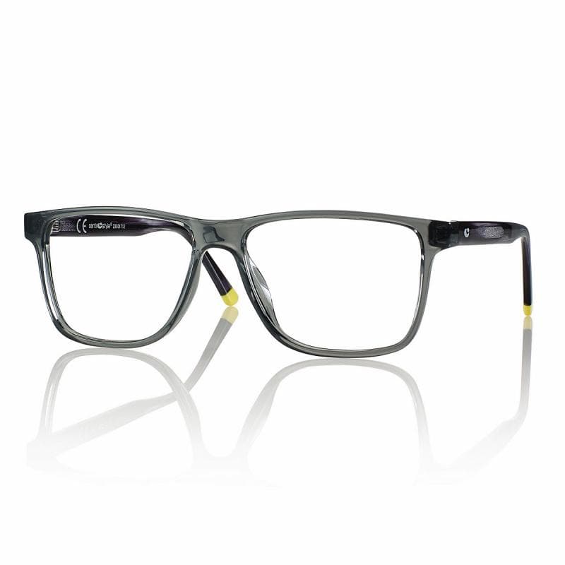 Montatura Centro Style F053556038000 - Occhiali da vista rettangolari grigi grigio / giallo disponibile da Carl Ottica