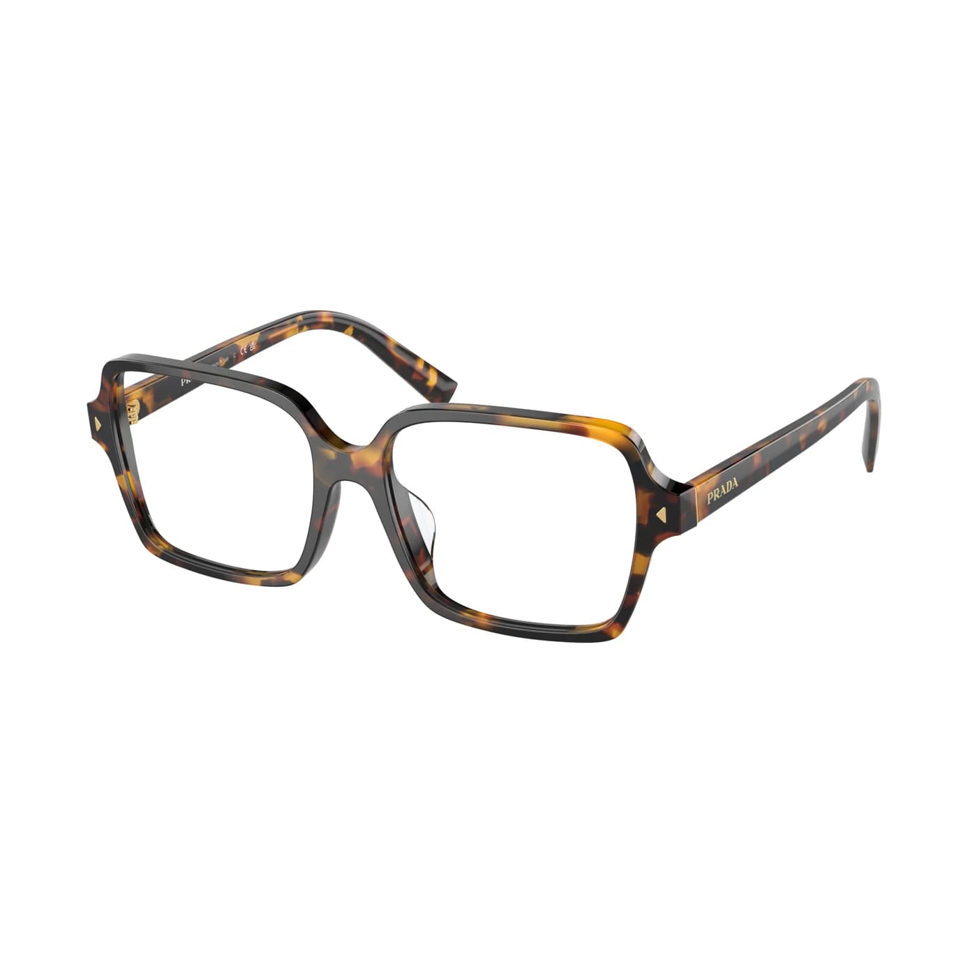 Montatura Prada A02V - Occhiali da vista quadrati marroni Marrone disponibile da Carl Ottica