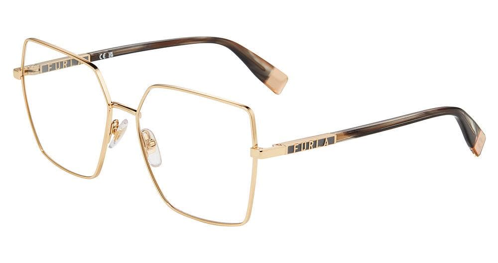 Montatura Furla VFU875 - Occhiali da vista geometrici oro nel catalogo Carl Ottica
