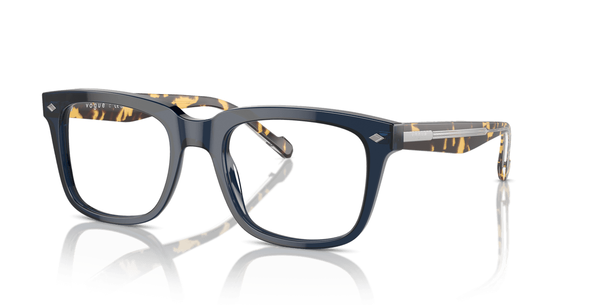 Montatura Vogue Eyewear 5572 - Occhiali da vista geometrici blu Blu / Marrone disponibile da Carl Ottica