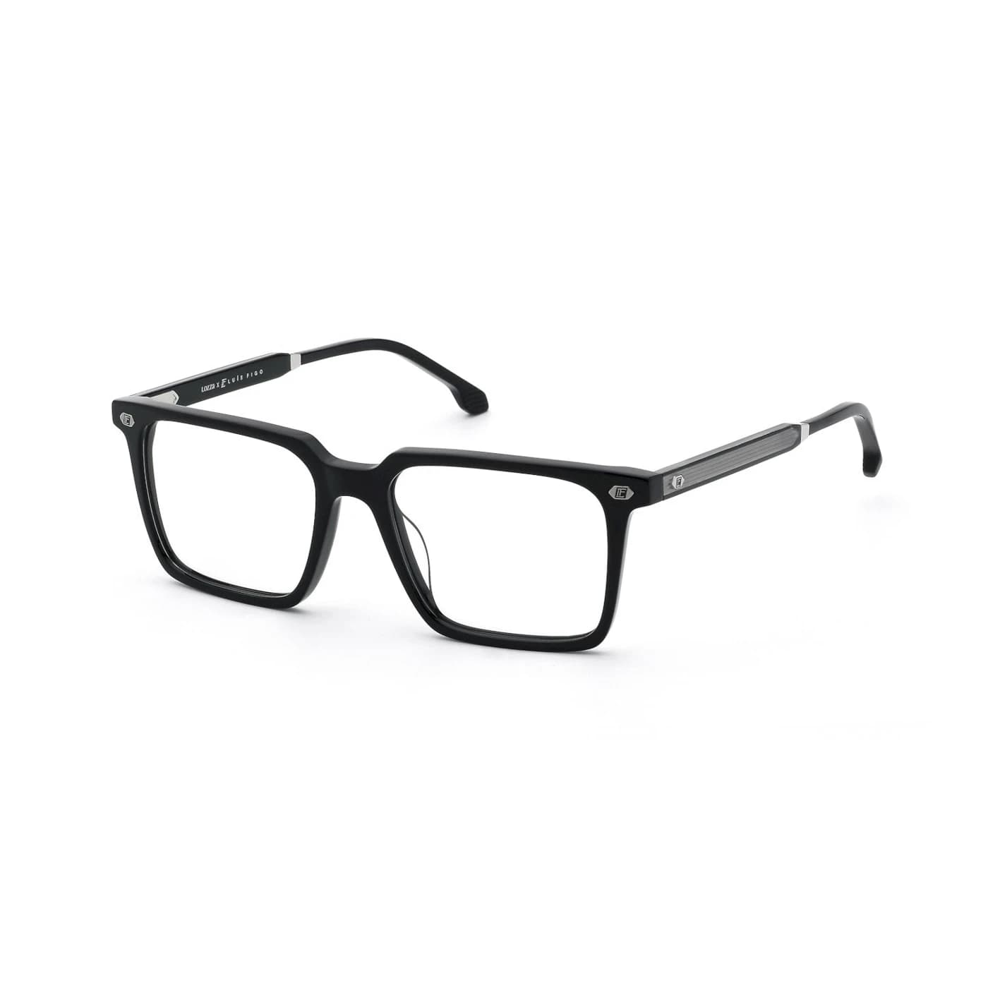 Montatura Lozza VL4402 - Occhiali da vista rettangolari neri Nero disponibile da Carl Ottica