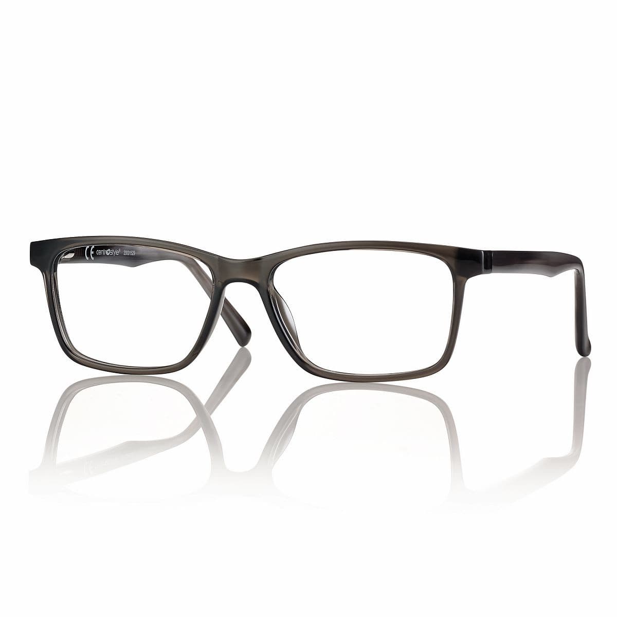 Montatura Centro Style F0219 - Occhiali da vista rettangolari grigio e tartarugato - 53 mm grigio / tartarugato disponibile da Carl Ottica