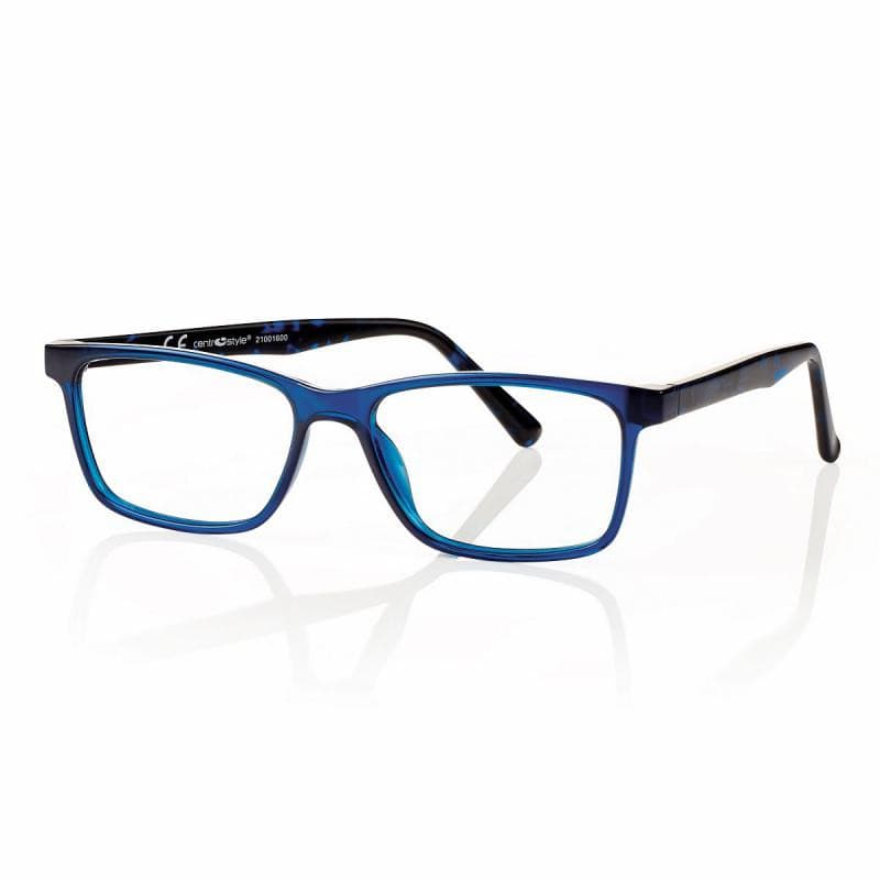 Montatura Centro Style F0219 - Occhiali da vista rettangolari blu blu / tartarugato disponibile da Carl Ottica