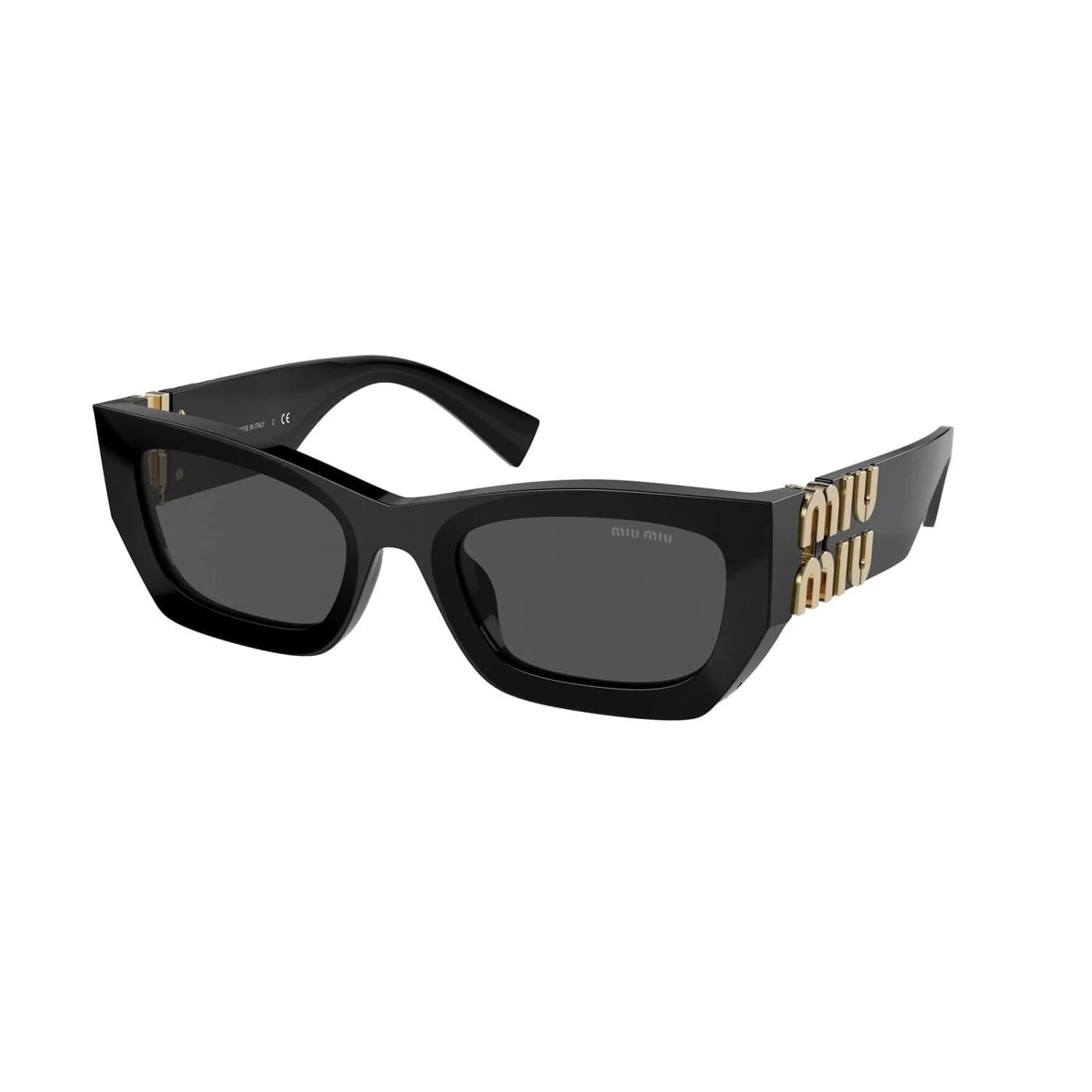 Montatura Miu Miu 09WS - Occhiali da sole cat-eye neri Nero disponibile da Carl Ottica