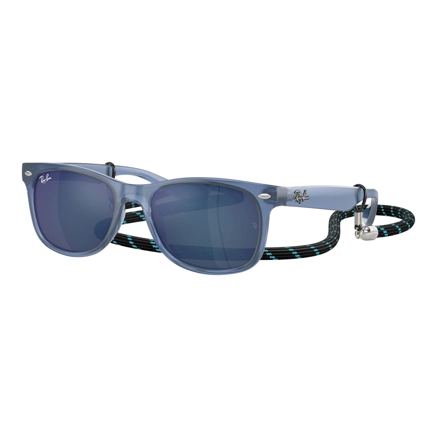 Montatura Ray-Ban 9052S - Occhiali da sole junior quadrati blu Blu disponibile da Carl Ottica