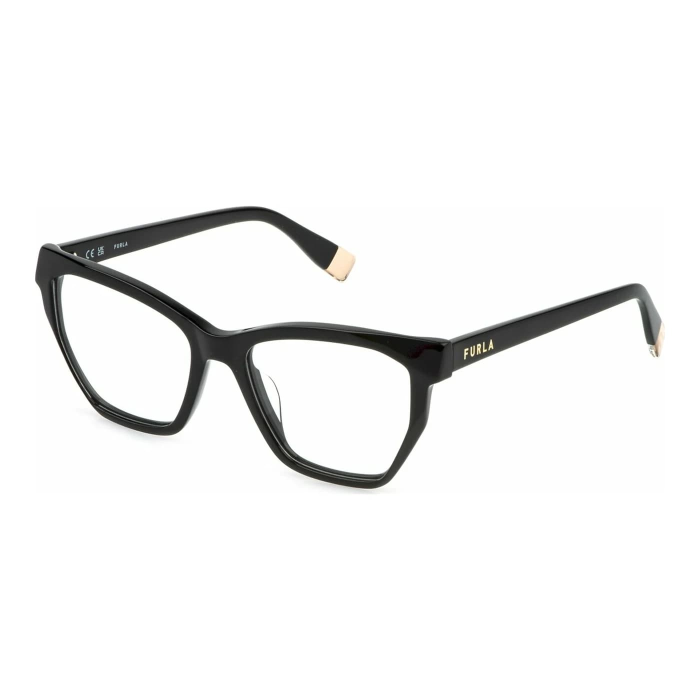 Montatura Furla VFU868 - Occhiali da vista cat-eye neri nel catalogo Carl Ottica