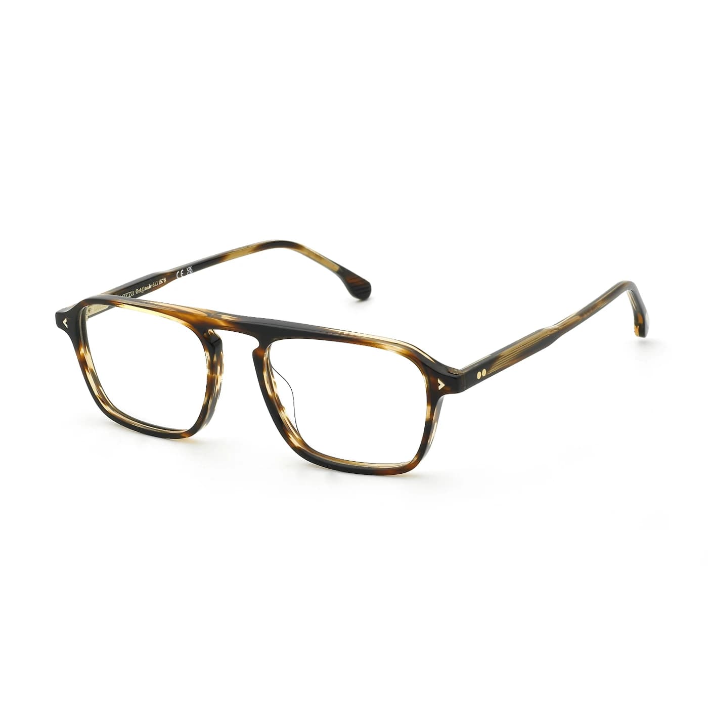 Montatura Lozza VL4423 - Occhiali da vista rettangolari marroni Marrone / Oro disponibile da Carl Ottica