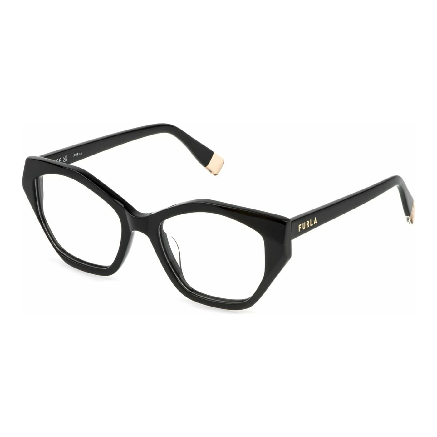 Montatura Furla VFU869 - Occhiali da vista cat-eye neri nel catalogo Carl Ottica
