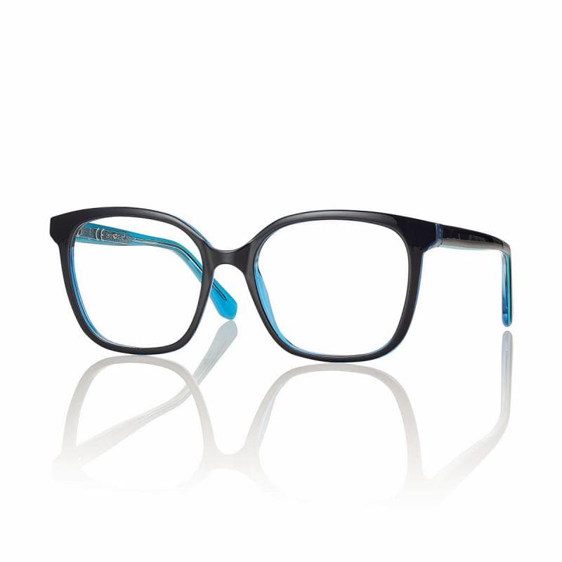 Montatura Centro Style F062754301000 - Occhiali da vista cat-eye neri nero / verde disponibile da Carl Ottica