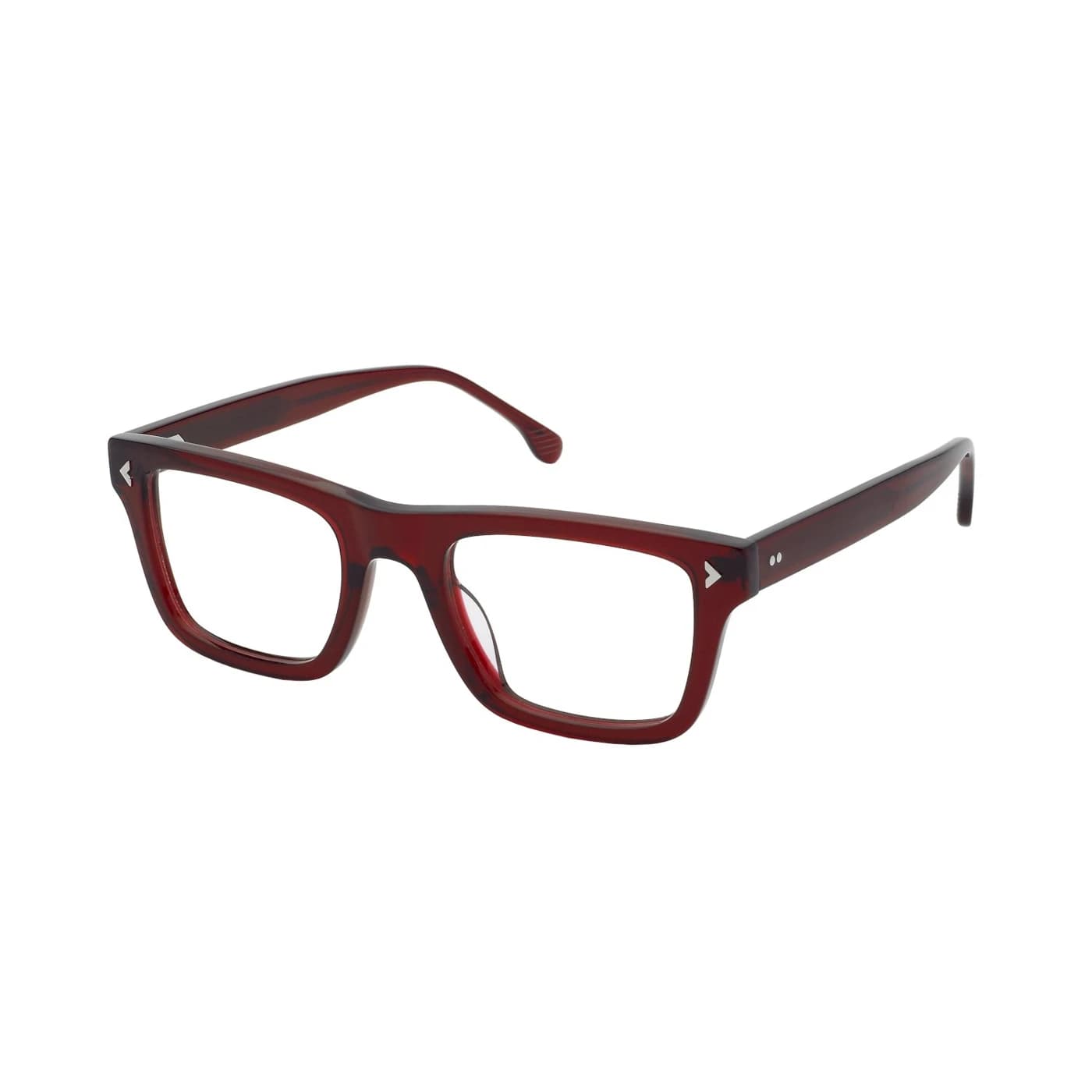 Montatura Lozza VL4343 - Occhiali da vista rettangolari rossi Rosso disponibile da Carl Ottica