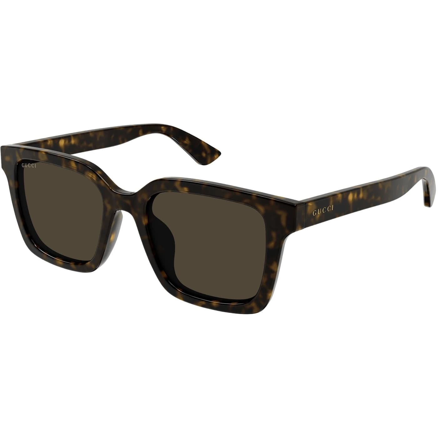 Montatura Gucci GG1582SK - Occhiali da sole rettangolari marroni tartarugato disponibile da Carl Ottica