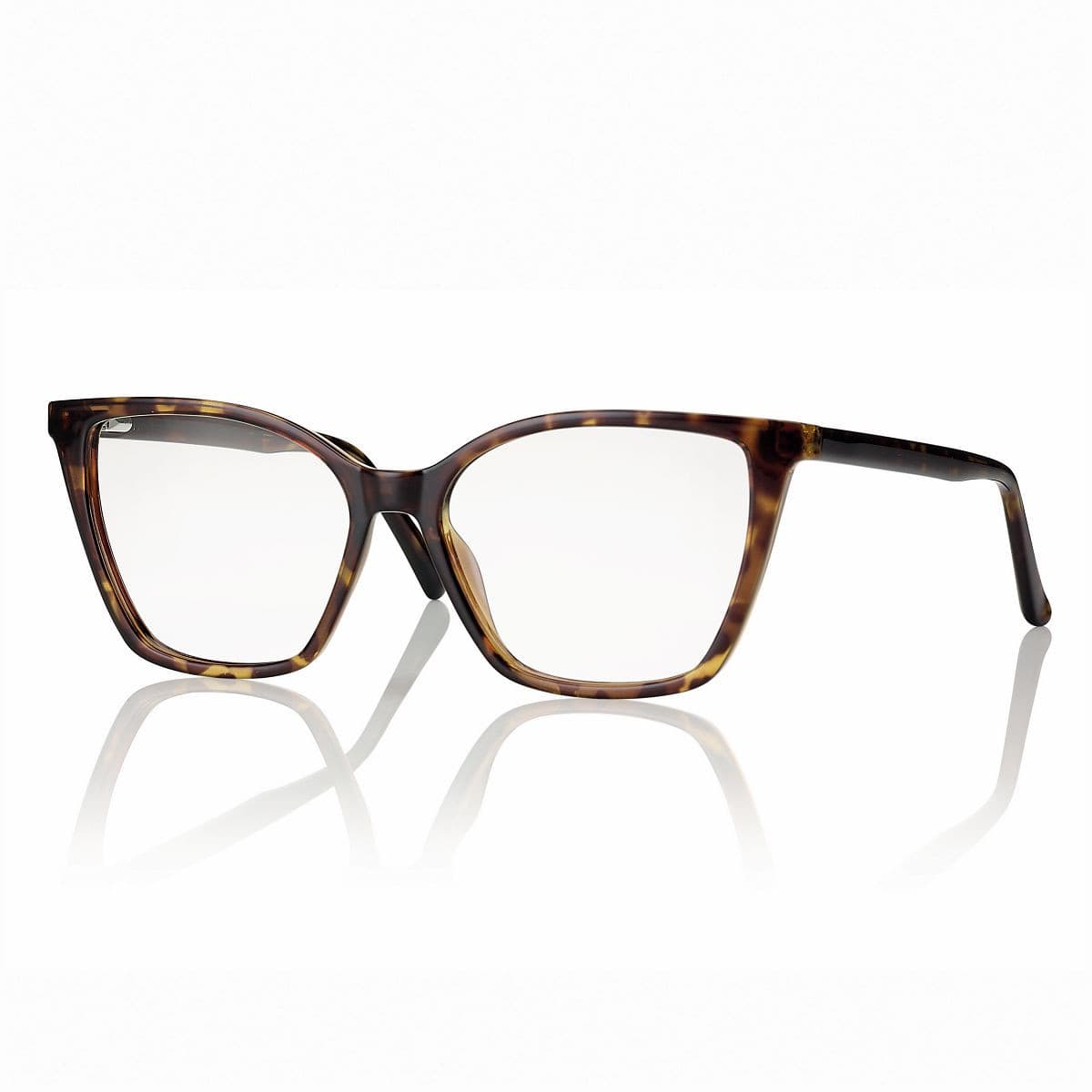 Montatura Centro Style F036453009000N - Occhiali da vista cat-eye marroni tartarugato lucido disponibile da Carl Ottica